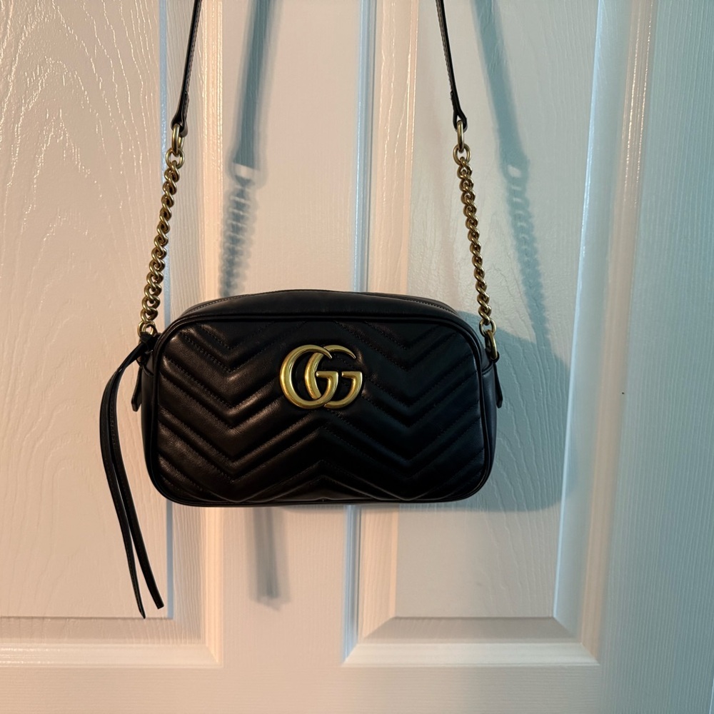 Gucci Authentic GG Marmont small matelasse shoulder or crossbody bag